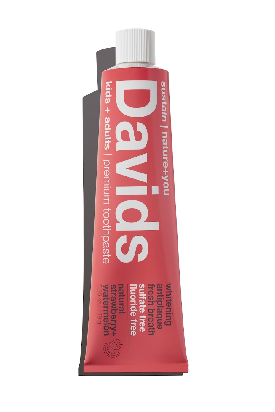 Davids | Premium Toothpaste Kids + Adults Strawberry Watermelon