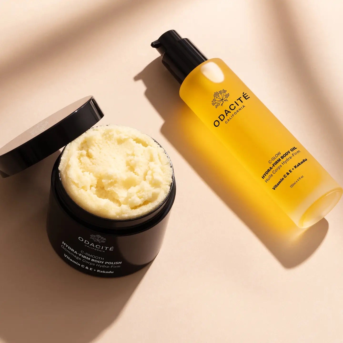 Odacité Skincare | C-Glow Hydra-Firm Body Oil | Vitamin C & E + Kakadu