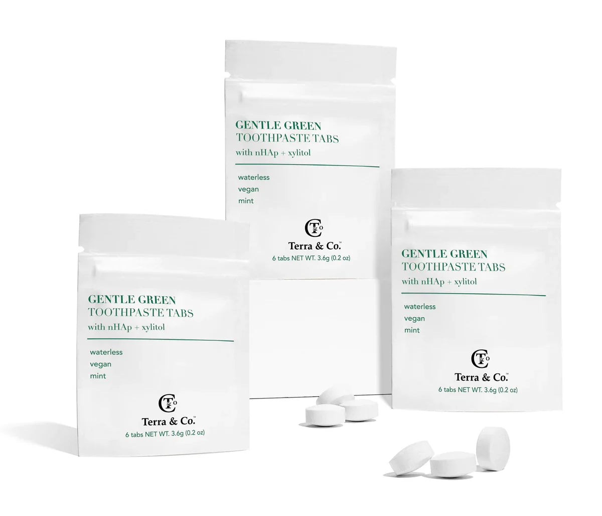 Gentle Green Toothpaste Tabs