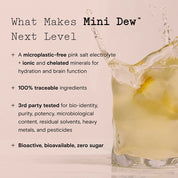 Mini Dew | electrolytes + trace minerals