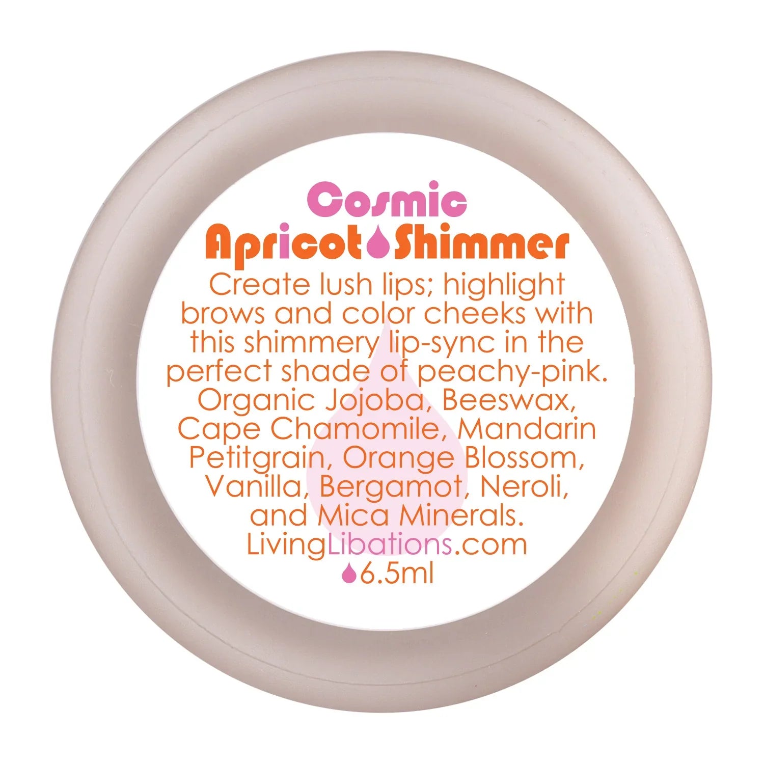 Living Libations Cosmic Apricot Shimmer
