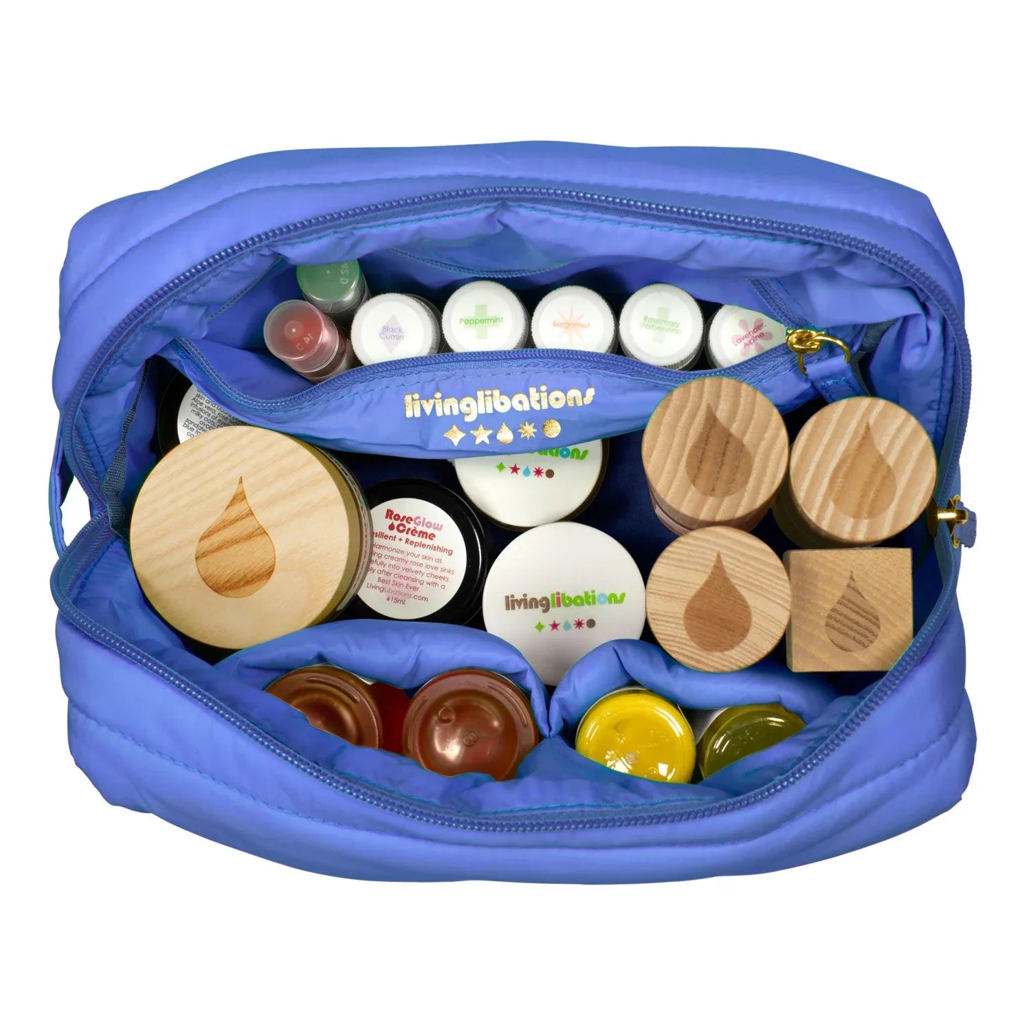 Living Libations | Puffer Dopp Bag Mimosa Mauve