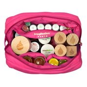 Living Libations | Puffer Dopp Bag Peony Pink