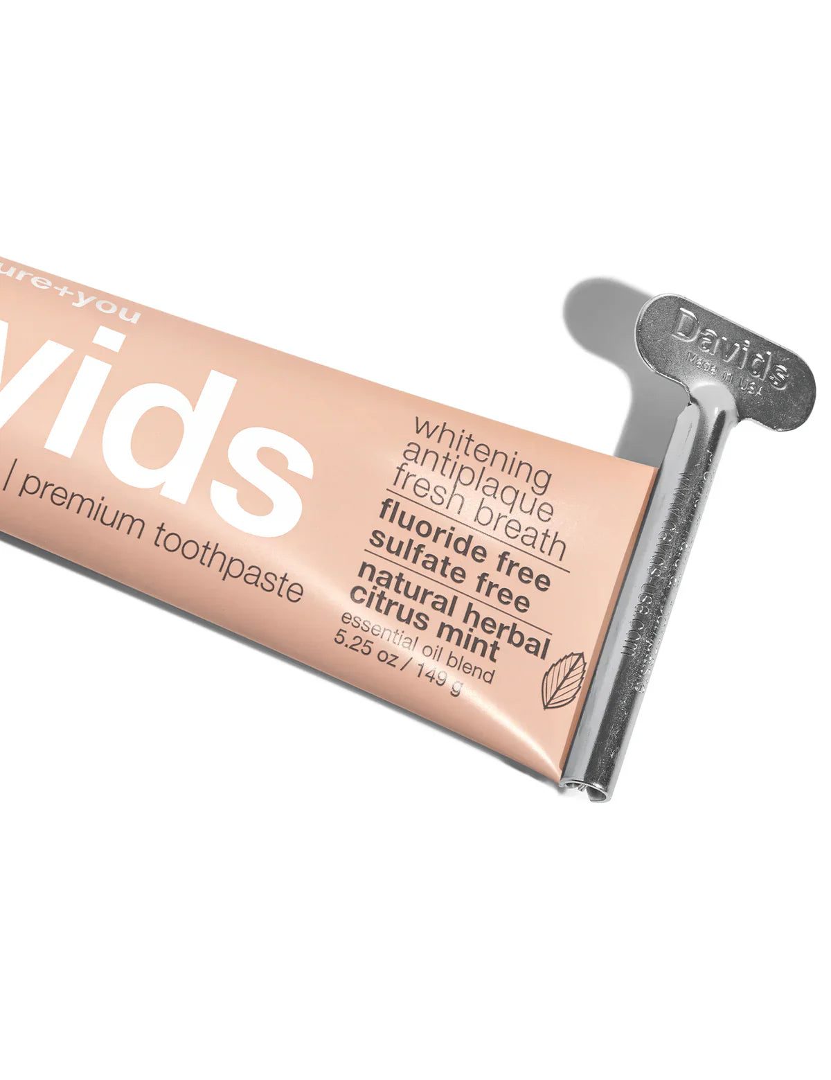 Davids | Premium Natural Toothpaste • Herbal Citrus Peppermint