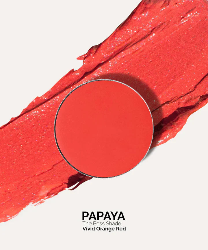 Fitglow Beauty | MULTI-USE CREAM LIP + CHEEK + ILLUMINATOR REFILL Papaya