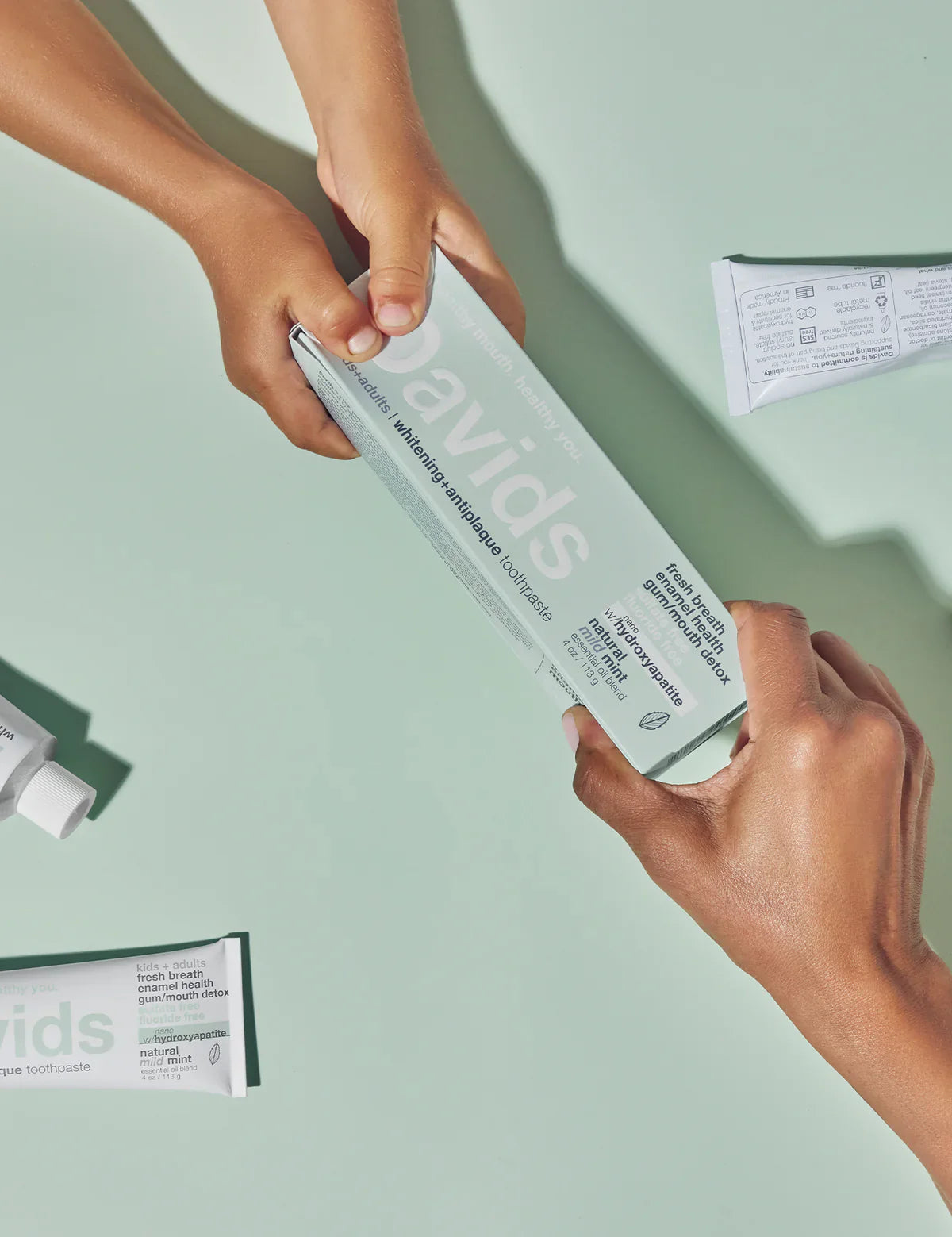 Davids | Mild Mint | Nano-Hydroxyapatite Premium Toothpaste
