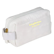 Living Libations | Mini Puffer Dopp Bag Wisteria White