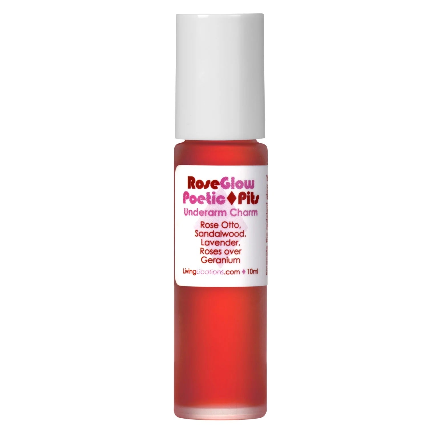 of Living Libations Rose Glow Poetic Pits 10ml