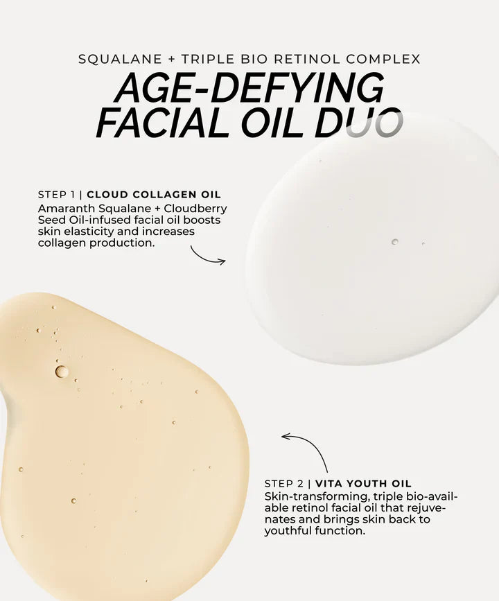 Fitglow Beauty | AGE-DEFYING COLLAGEN + RETINOIC Facial Oil Duo