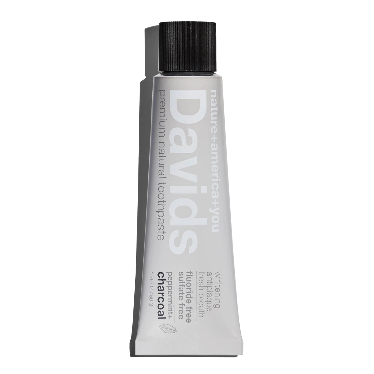 Davids | Premium Natural Toothpaste • Charcoal + Peppermint