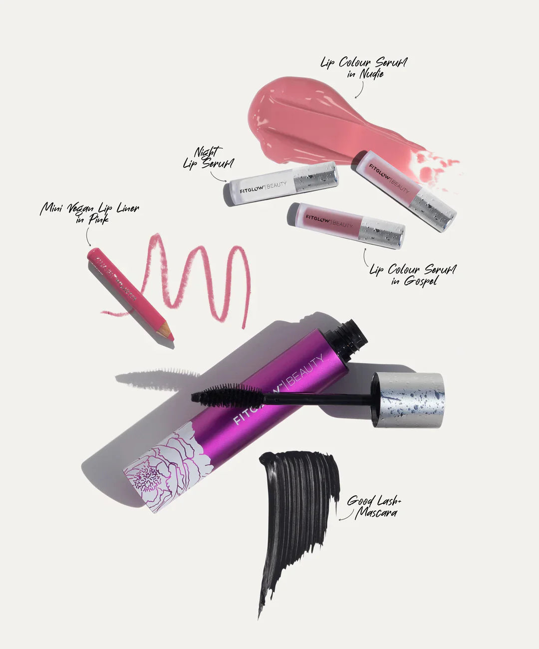 Fitglow Beauty | LIP + LASH Discovery Kit