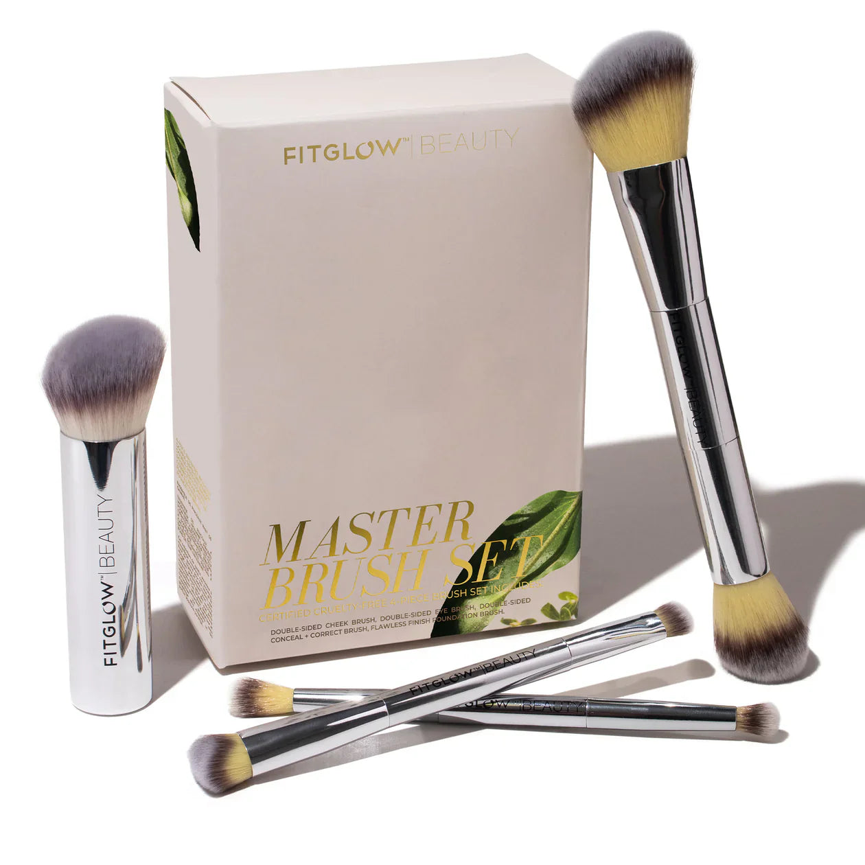 MASTER BRUSH SET | Fitglow Beauty | Vegan Makeup Brush Set – Freed Beauty