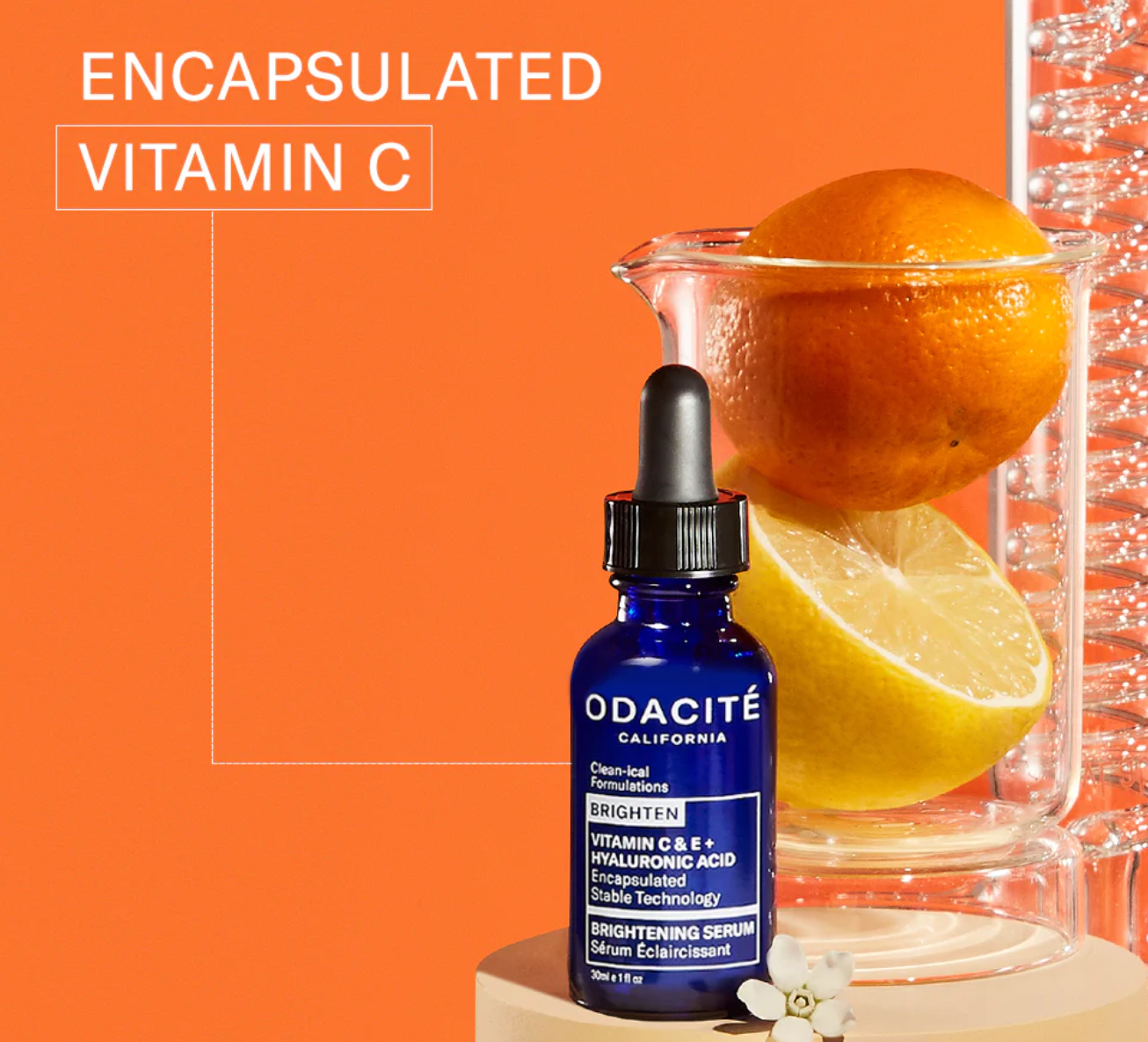 Odacité Skincare | Brightening Serum Vitamin C & E + Hyaluronic Acid