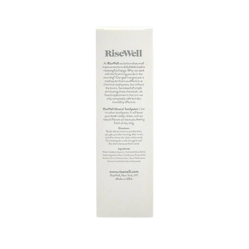 RiseWell | Mineral Toothpaste Flavorless