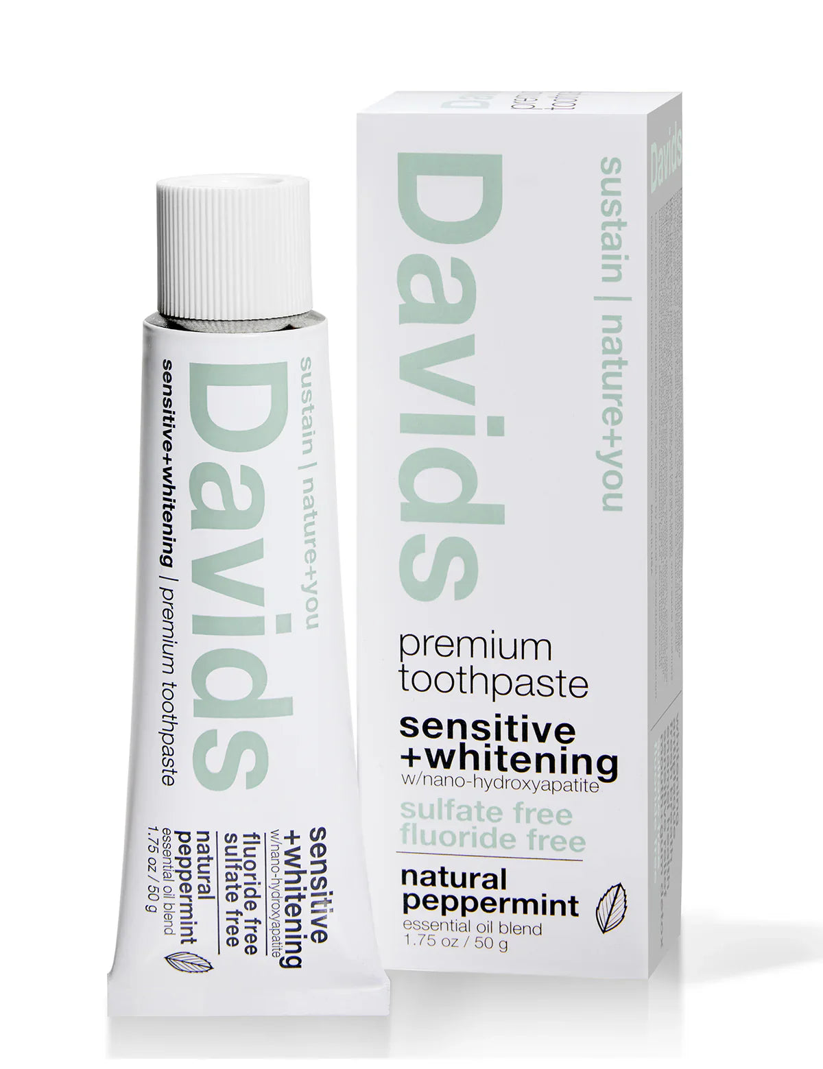 Sensitive + Whitening Nano-Hydroxyapatite Premium Toothpaste • Peppermint