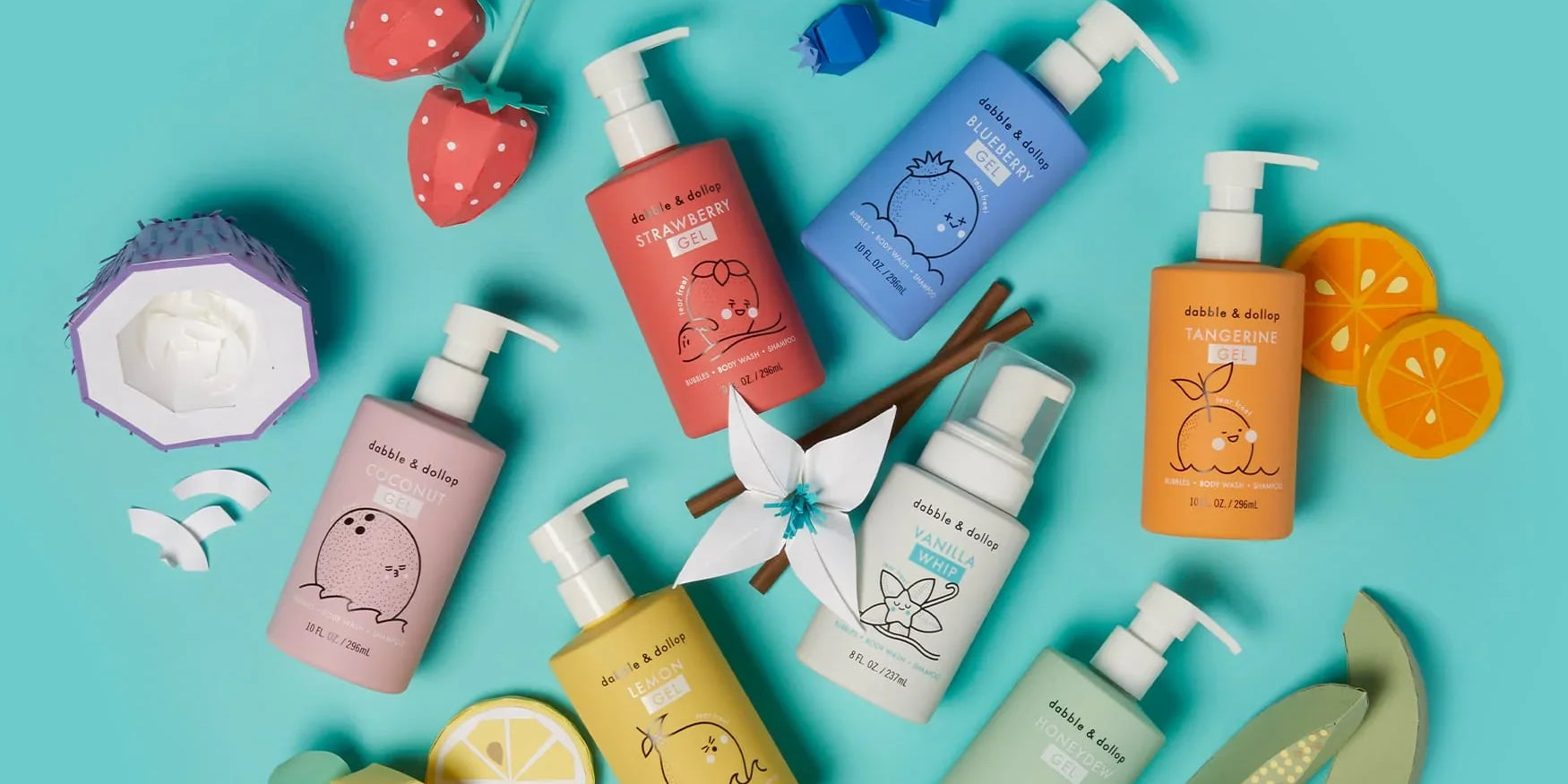 Dabble & Dollop natural bath products for kids