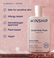 Kinship | Gentle Hydrating Body Wash - Warm Vanilla