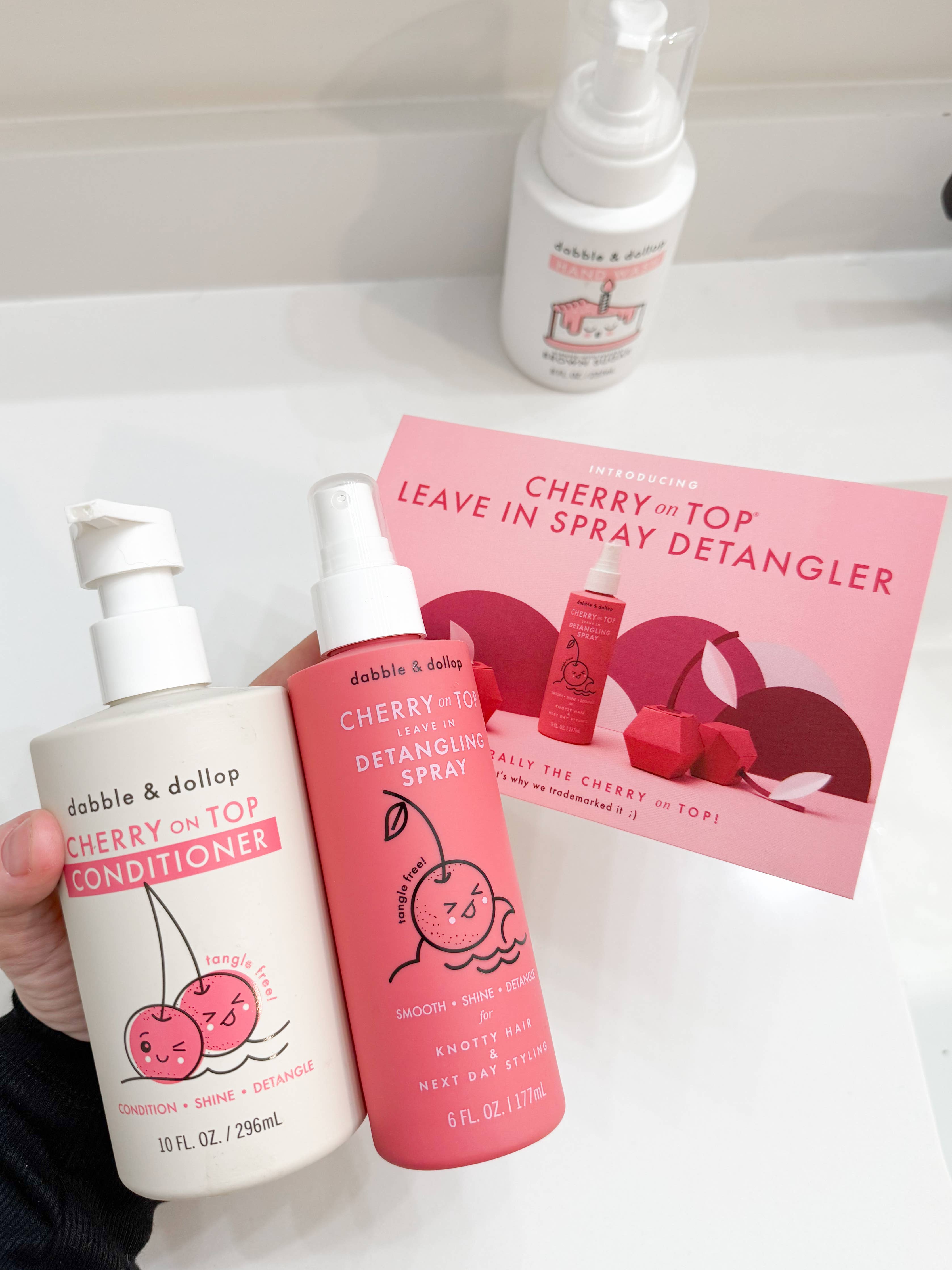 Dabble & Dollop | Cherry on Top® Hair Detangling & Conditioning Spray