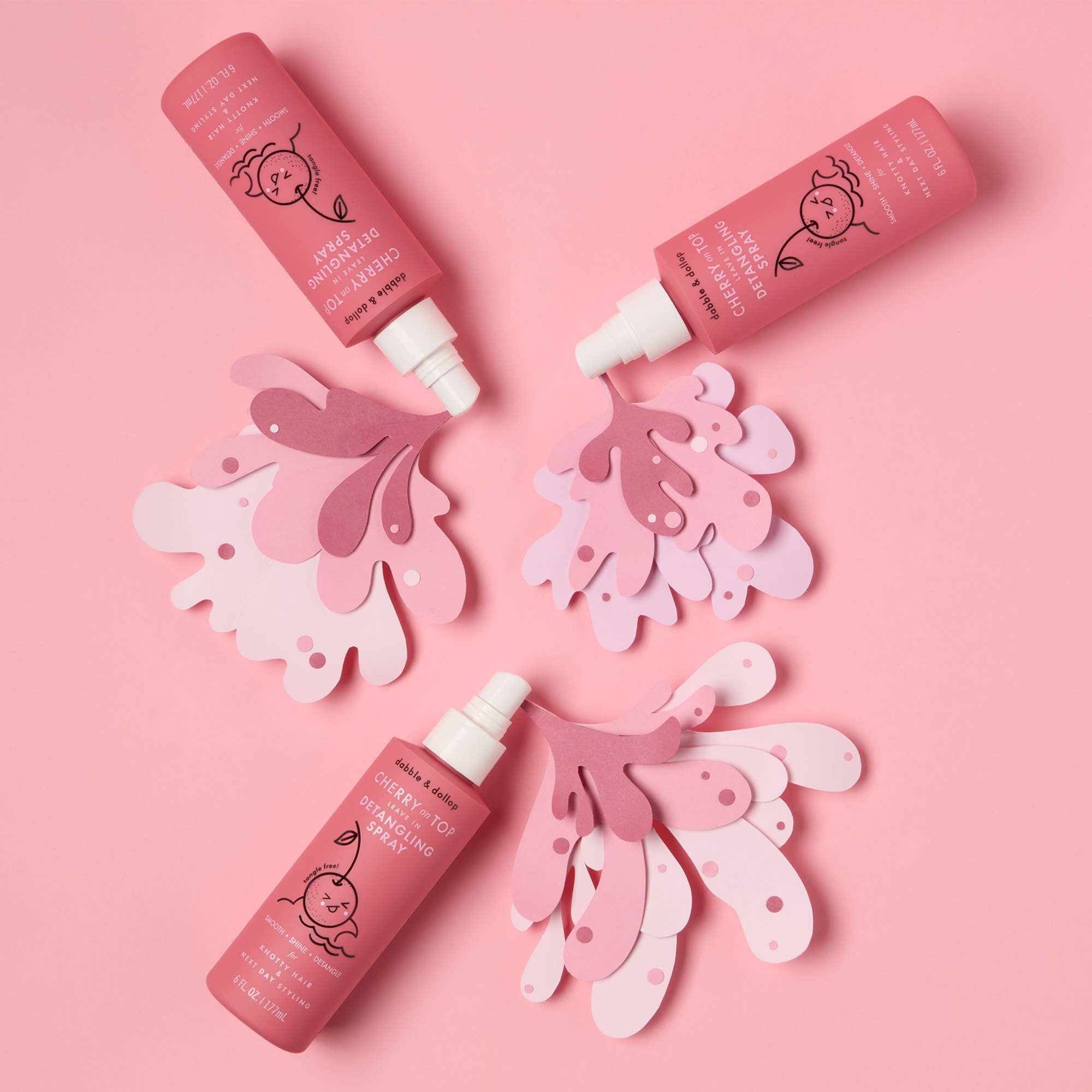 Dabble & Dollop | Cherry on Top® Hair Detangling & Conditioning Spray