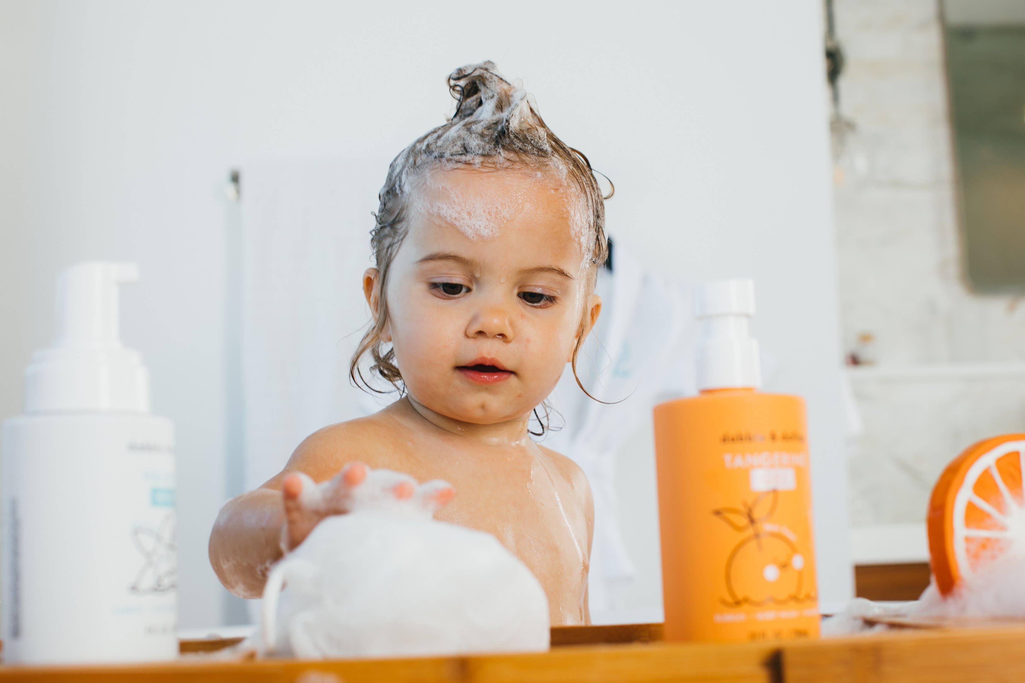 Dabble & Dollop | Tangerine Bubble Bath, Body Wash & Shampoo