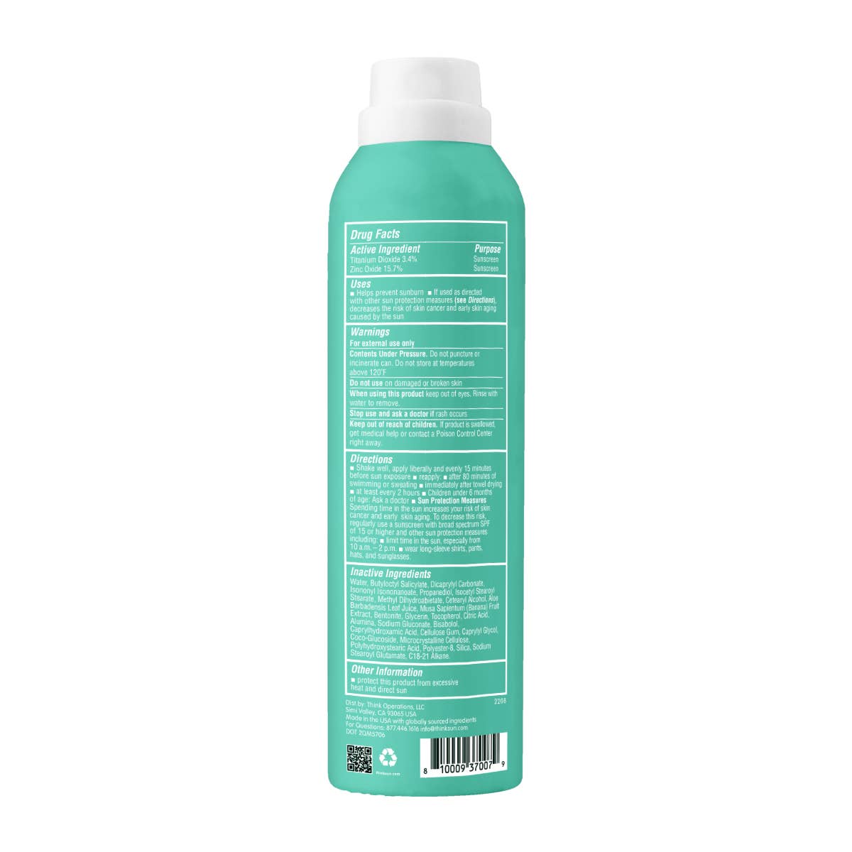 ThinkSun | ThinkKids SPF 50 All Sheer Mineral Sunscreen Spray