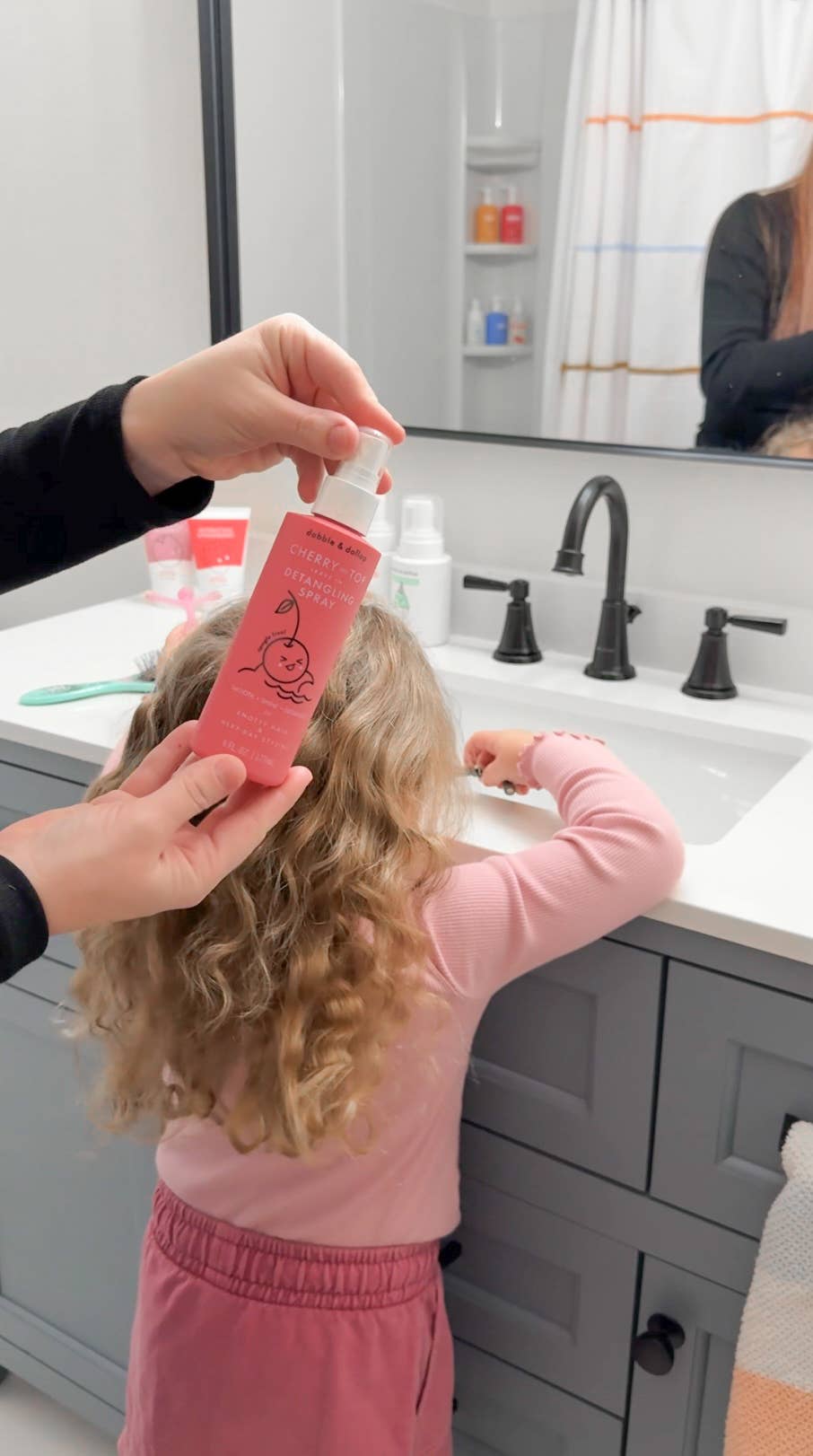 Dabble & Dollop | Cherry on Top® Hair Detangling & Conditioning Spray