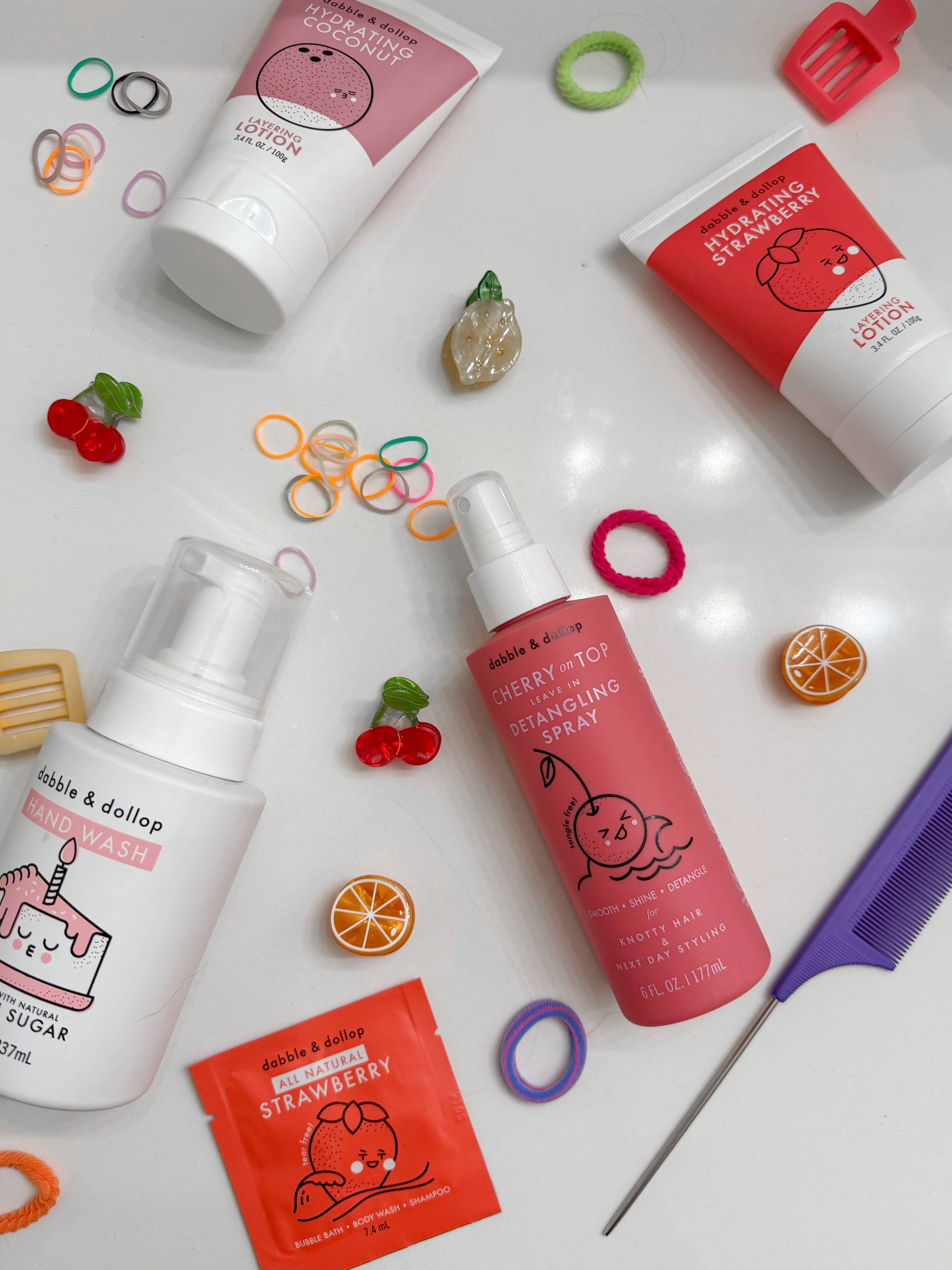 Dabble & Dollop | Cherry on Top® Hair Detangling & Conditioning Spray