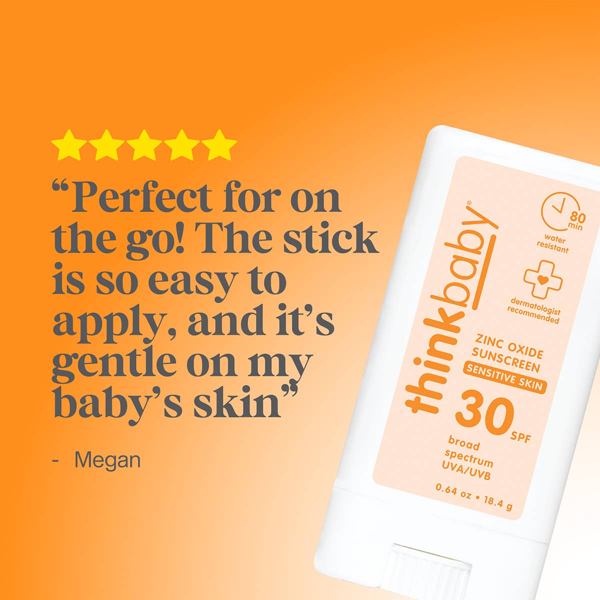 ThinkSun | ThinkBaby Sensitive Skin Sunscreen Stick SPF 30