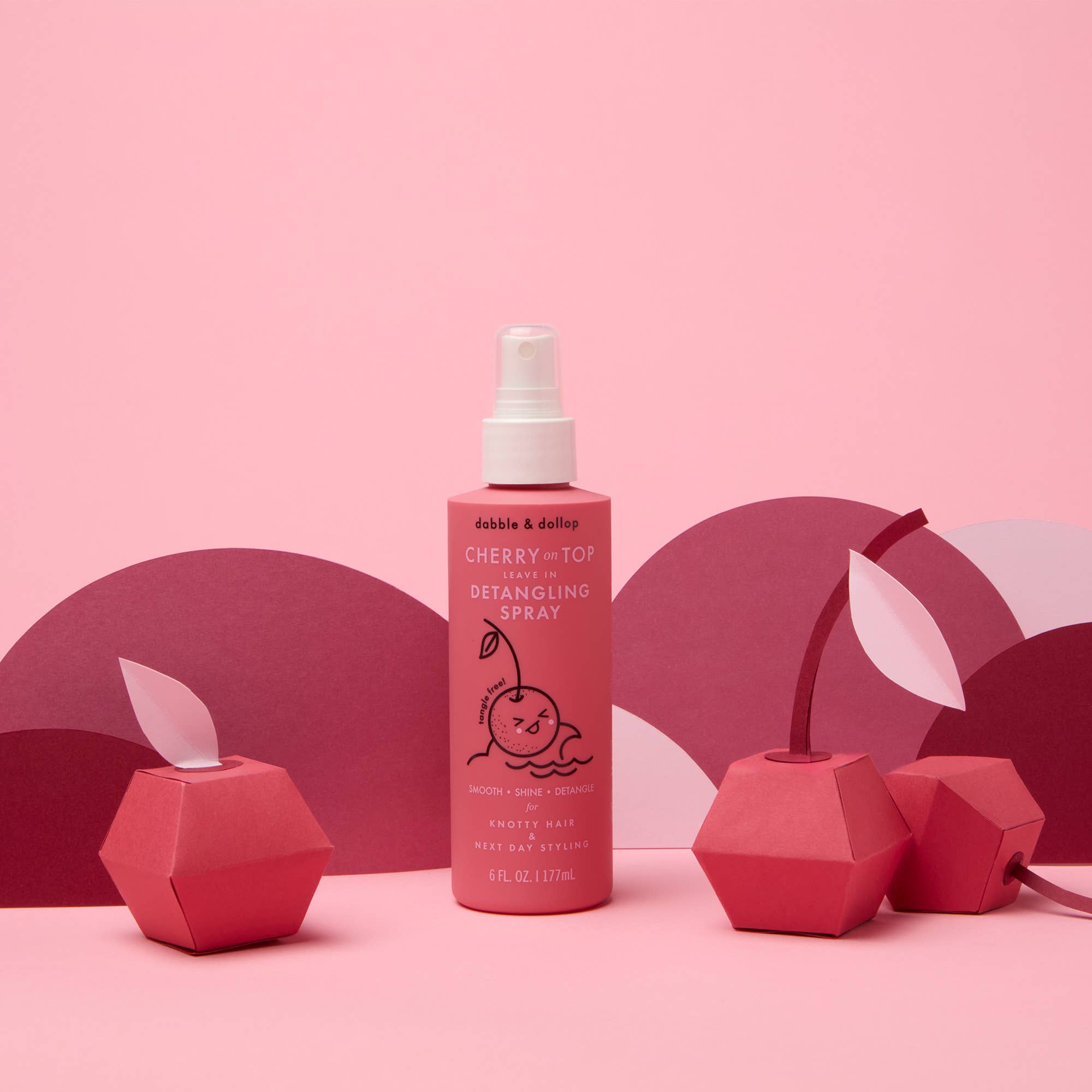 Dabble & Dollop | Cherry on Top® Hair Detangling & Conditioning Spray