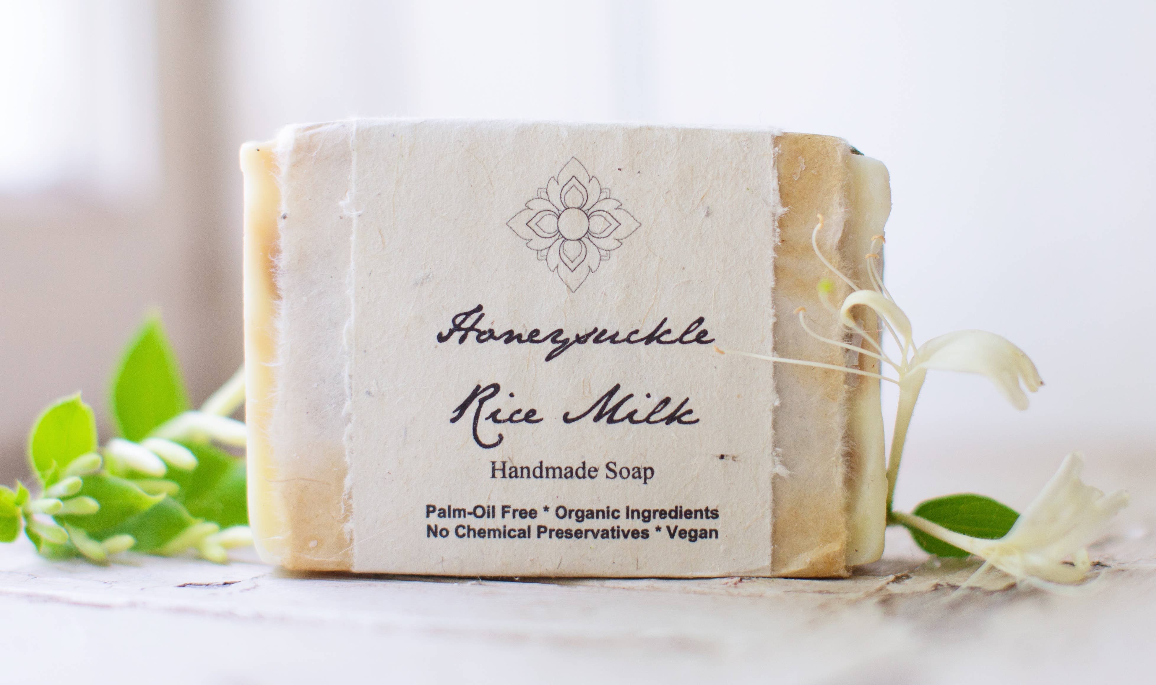 Unearth Malee | Honeysuckle Rice Milk Organic Soap