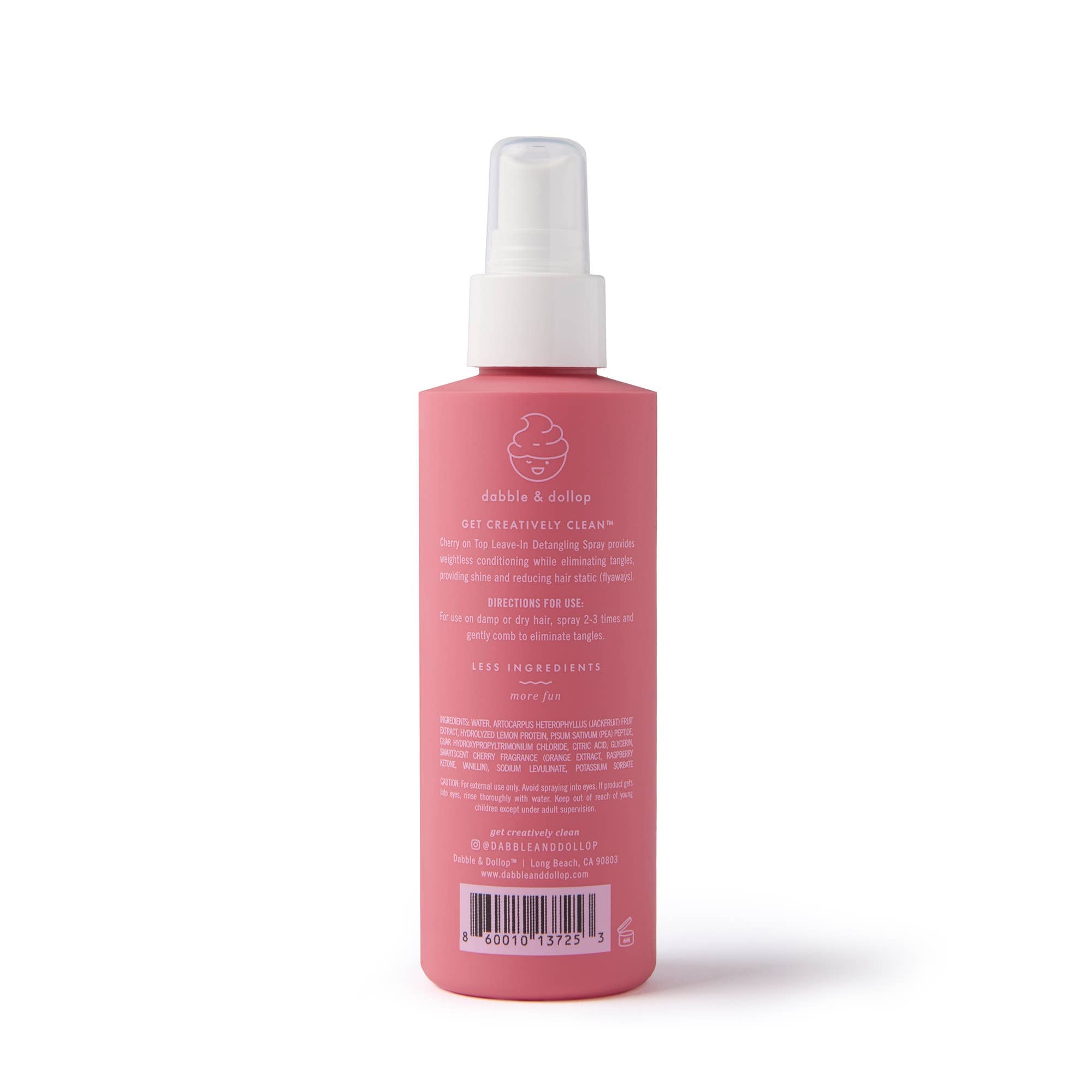 Dabble & Dollop | Cherry on Top® Hair Detangling & Conditioning Spray
