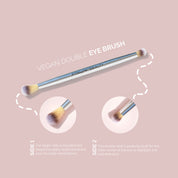 Fitglow Beauty | VEGAN TEDDY DOUBLE EYE BRUSH