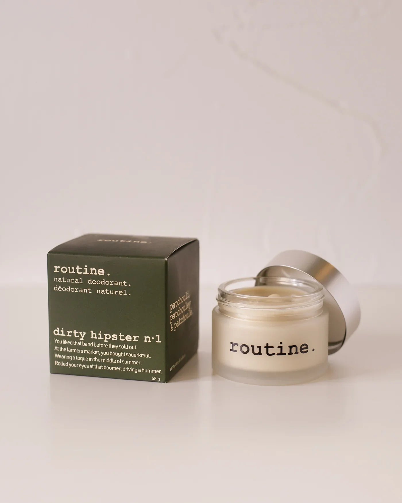 Routine | Dirty Hipster No. 1 Deodorant Cream