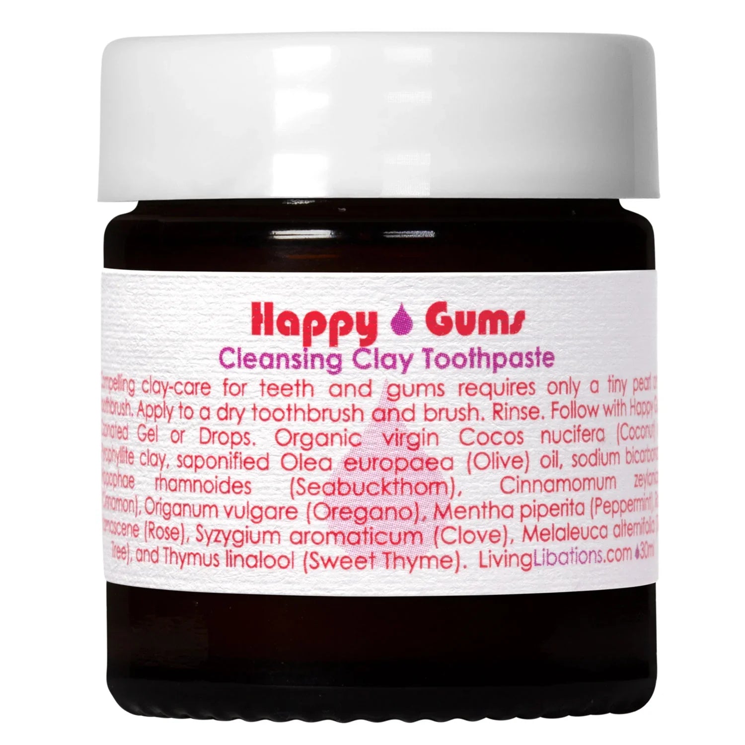 Living Libations Happy Gums Clay Toothpaste