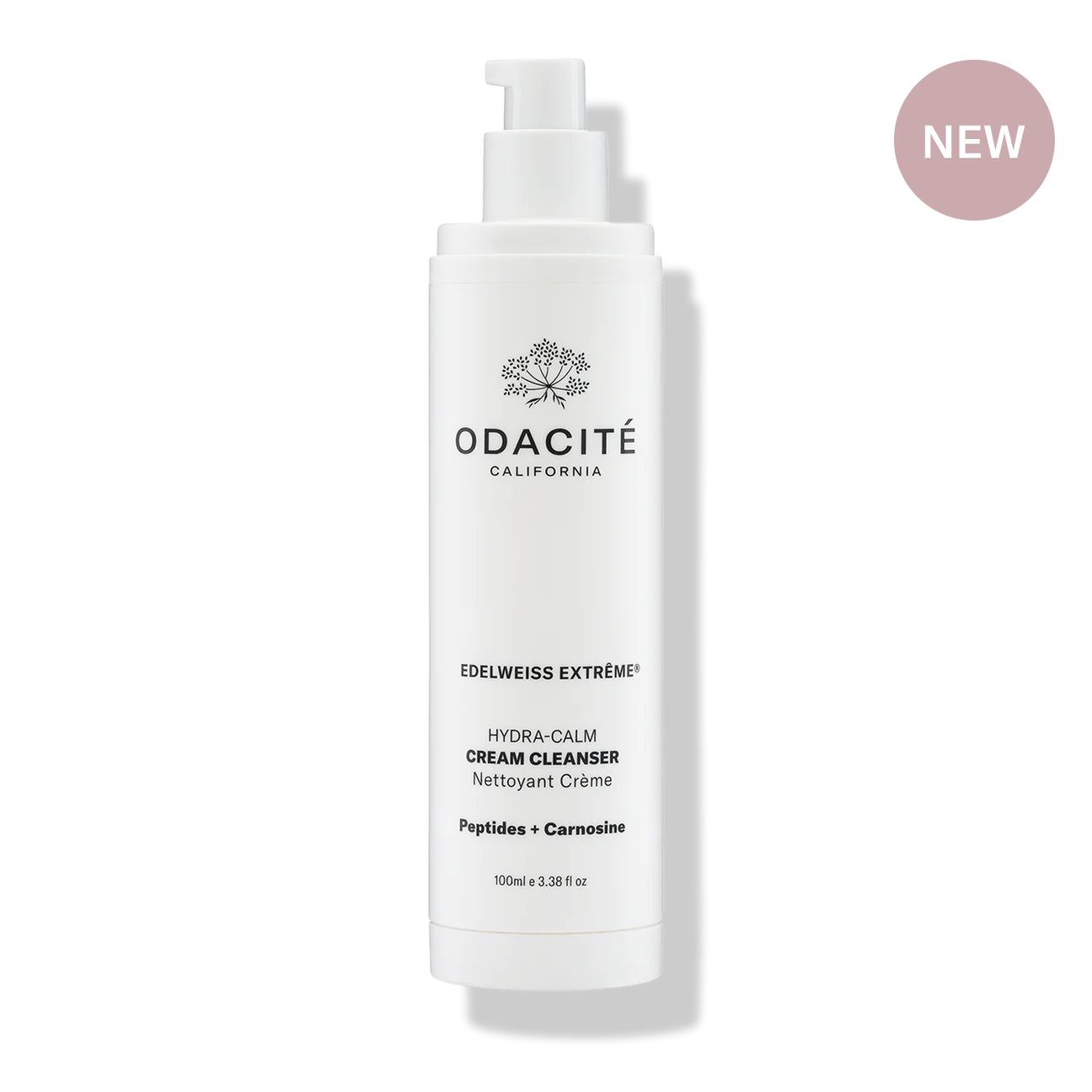 Odacité Skincare | Edelweiss Extrême® Hydra-Calm Cream Cleanser | Peptides + Carnosine