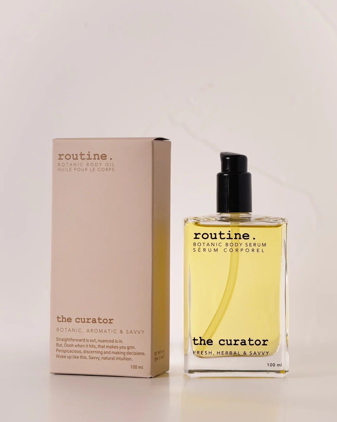 Routine | The Curator Botanic Body Serum