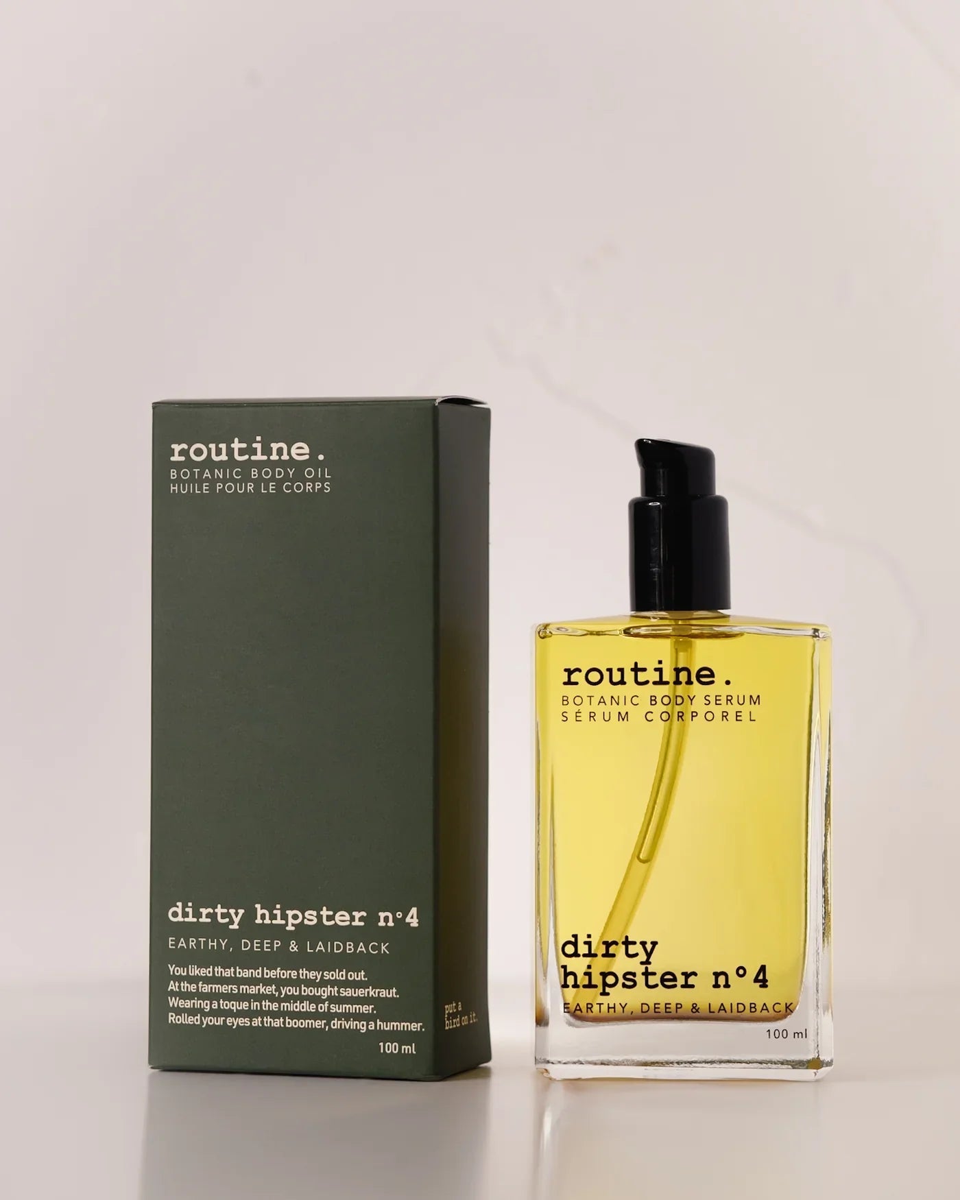 Routine | Dirty Hipster Nº4 Botanic Body Serum
