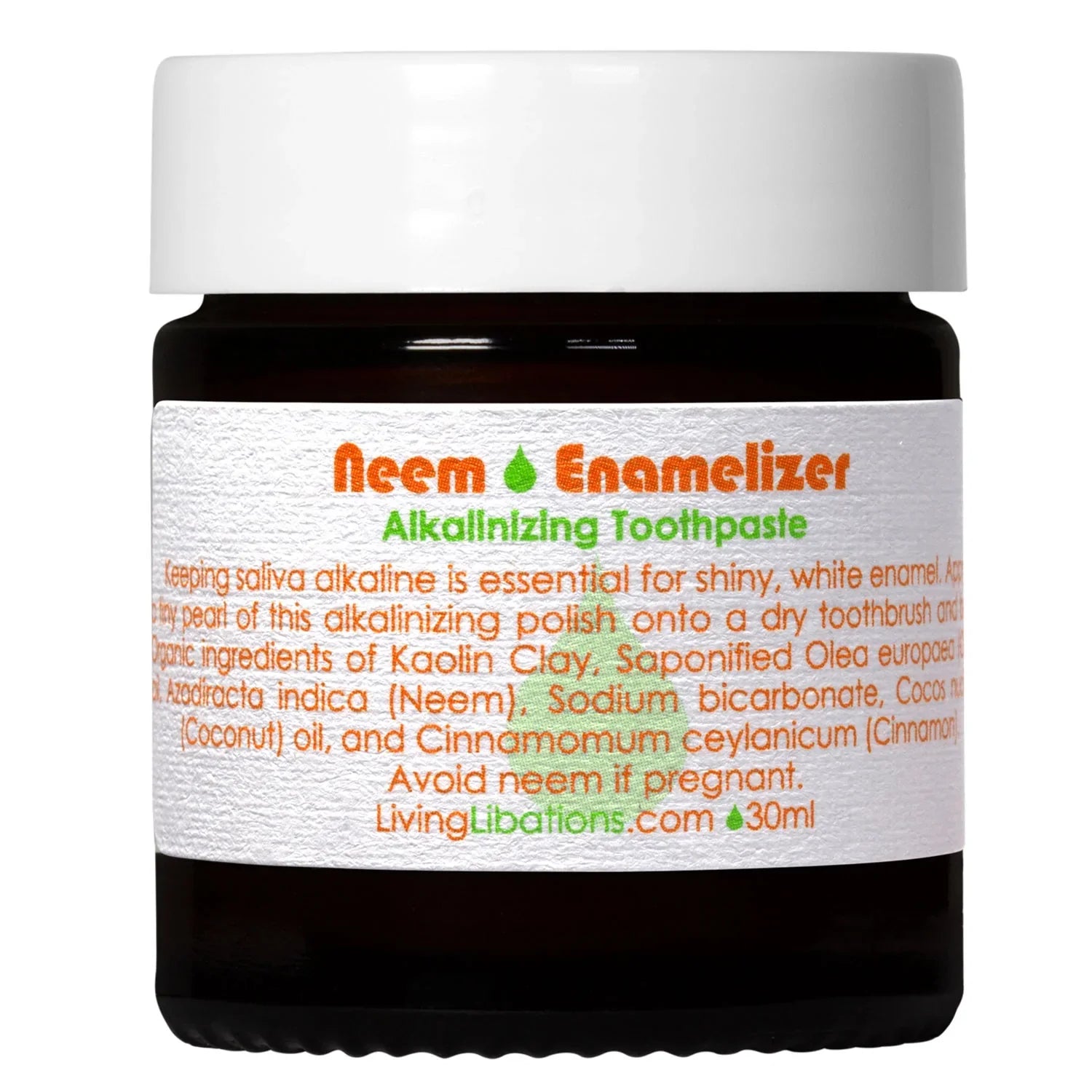 Living Libations Neem Enamelizer Alkalinizing Toothpaste