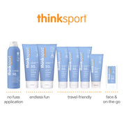 ThinkSport SPF 50 Clear Zinc Sunscreen