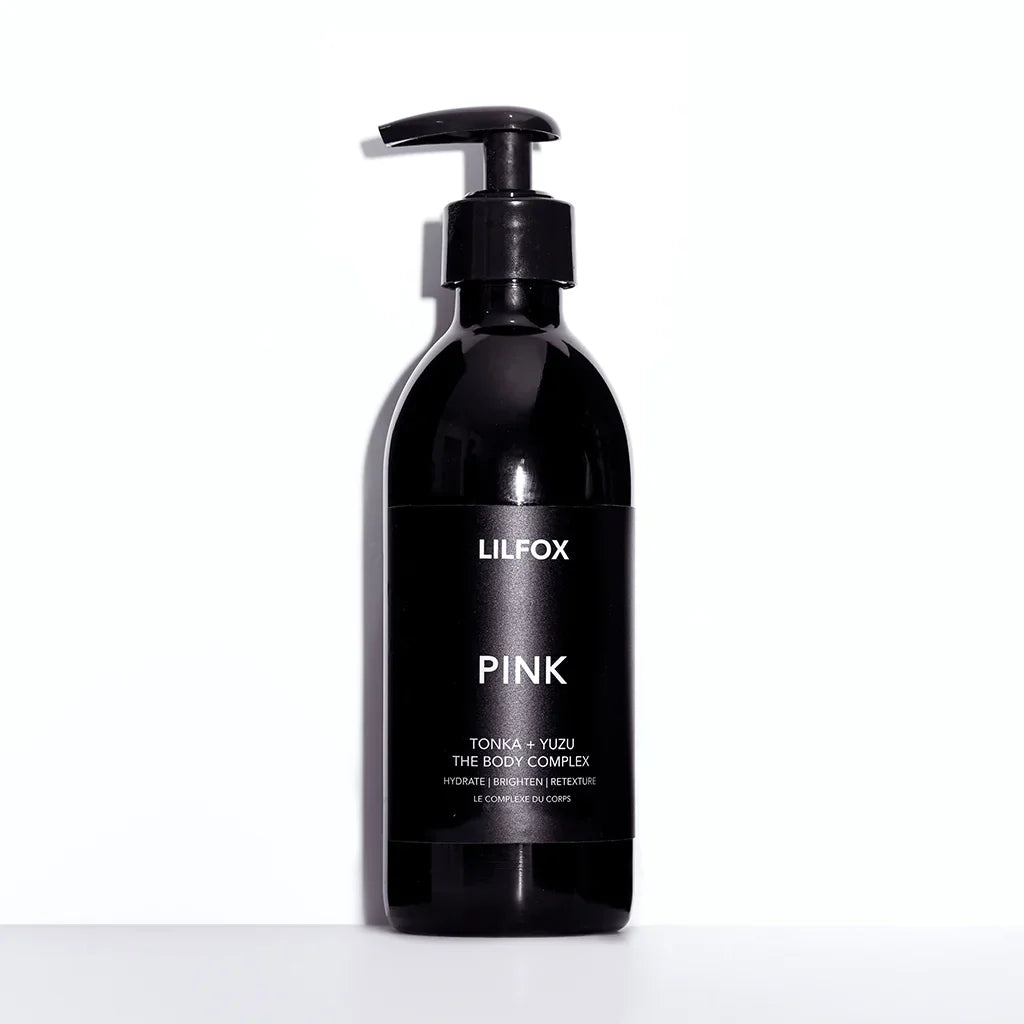 LILFOX | PINK The Body Complex Tonka & YUZU Organic Moisturizing Body Cream with Retinal alternative Dew Bean extract