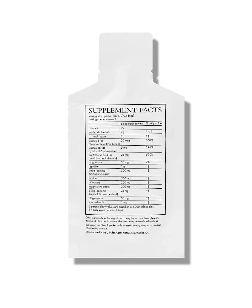 Agent Nateur | calm (beauty) spermidine & taurine daily supplement