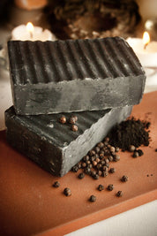 Unearth Malee | Black Pepper Charcoal Detox Organic Soap