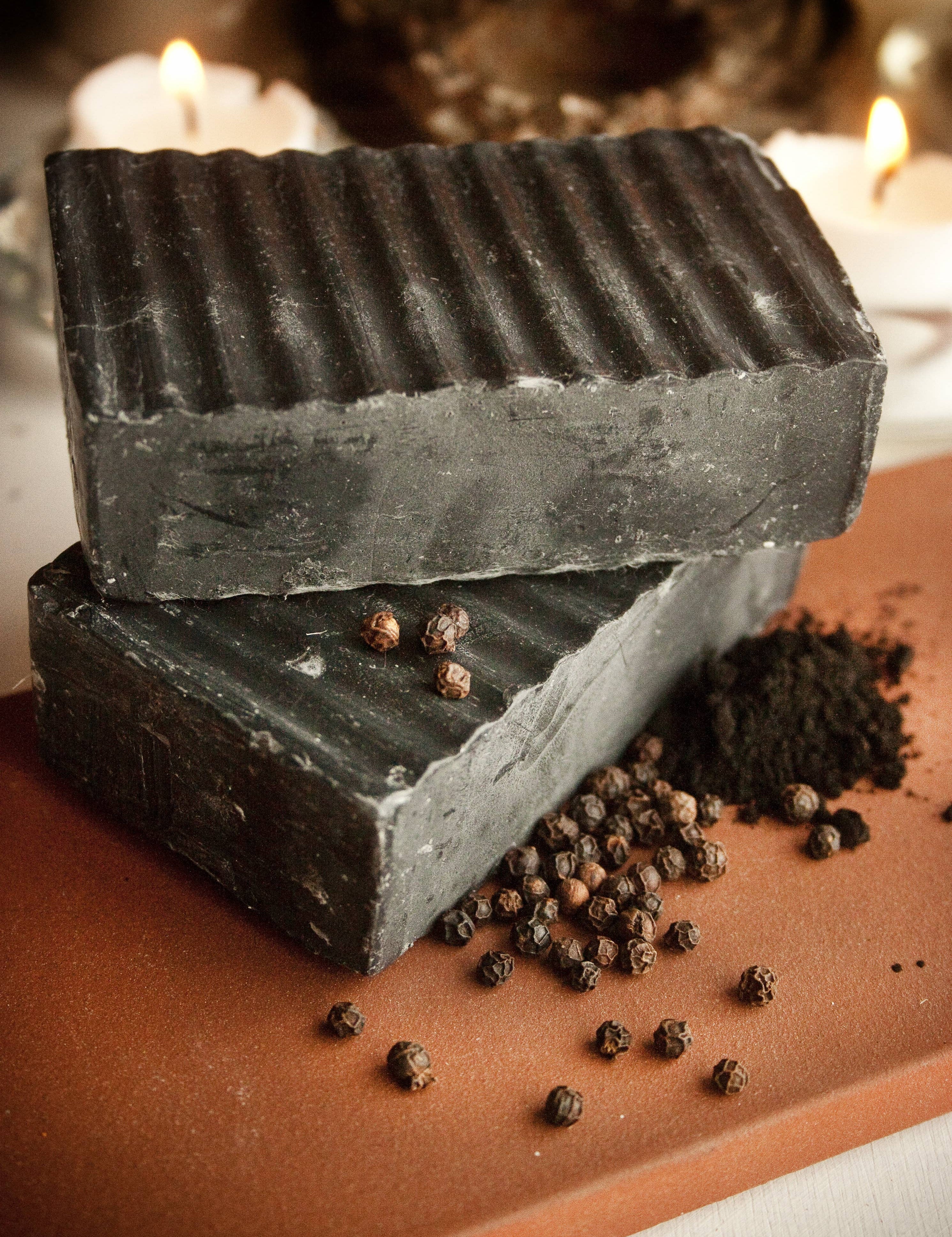 Unearth Malee | Black Pepper Charcoal Detox Organic Soap