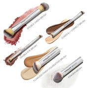 Fitglow Beauty | VEGAN TEDDY DOUBLE CHEEK BRUSH