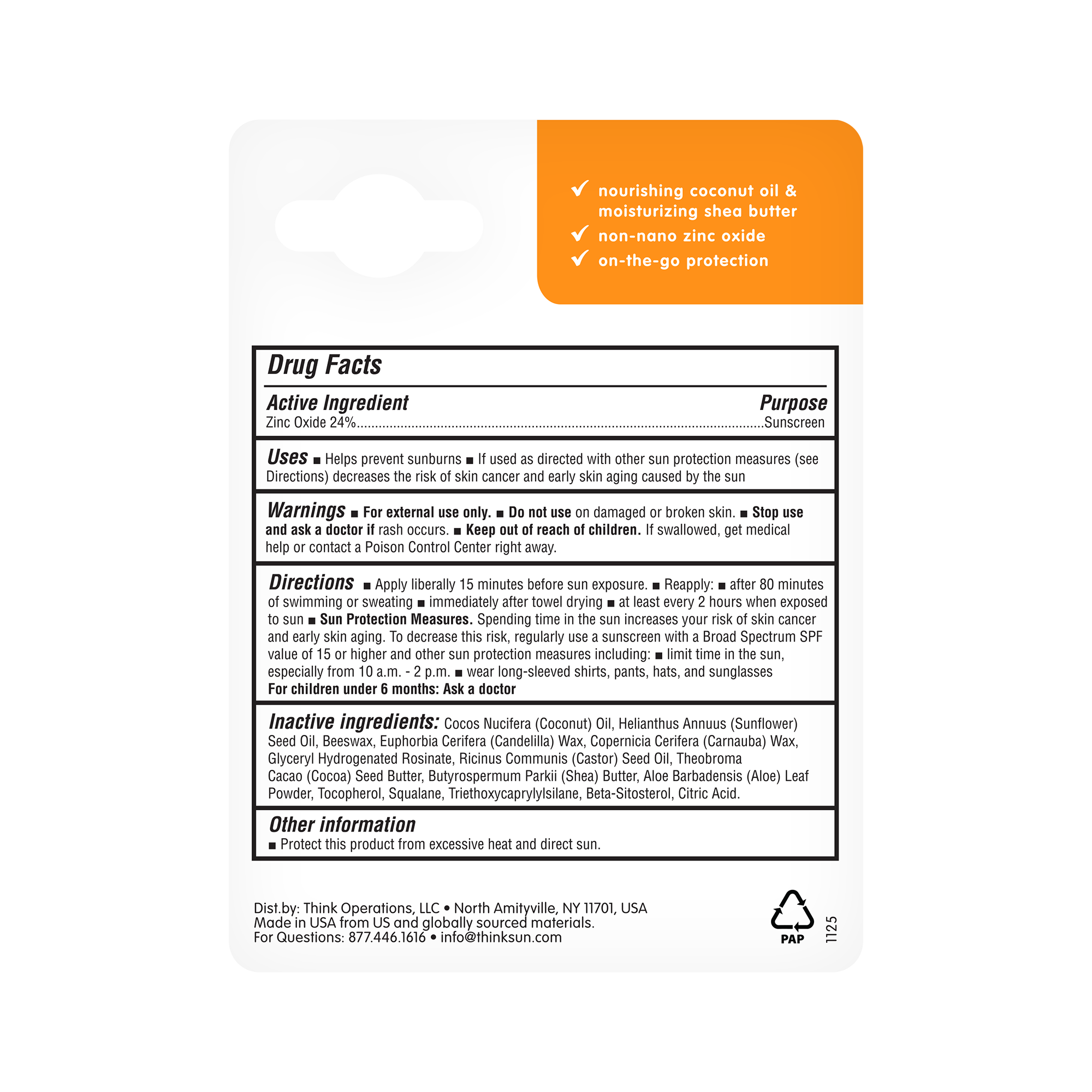 ThinkSun | ThinkBaby SPF 30 Face & Body Sunscreen Stick