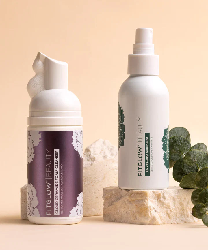 Fitglow Beauty | CERAMIDE-RICH Cleanse + Tone Kit