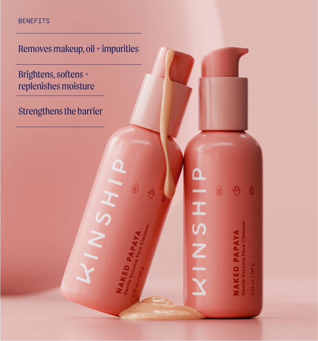 Kinship | Naked Papaya Gentle Enzyme Milky Cleanser