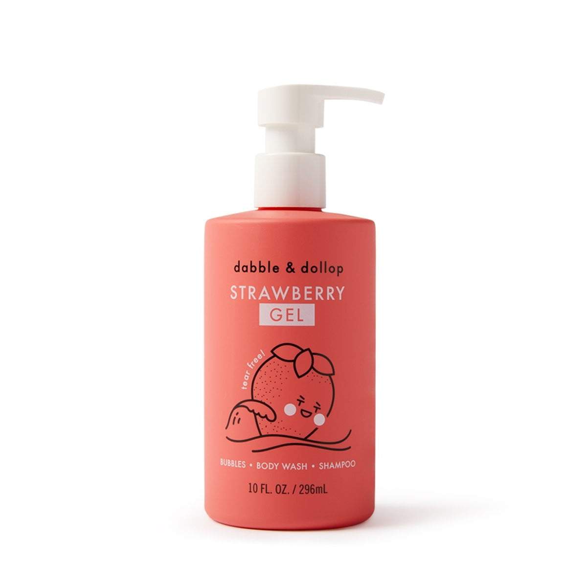 Dabble & Dollop | Strawberry Bubble Bath, Body Wash & Shampoo