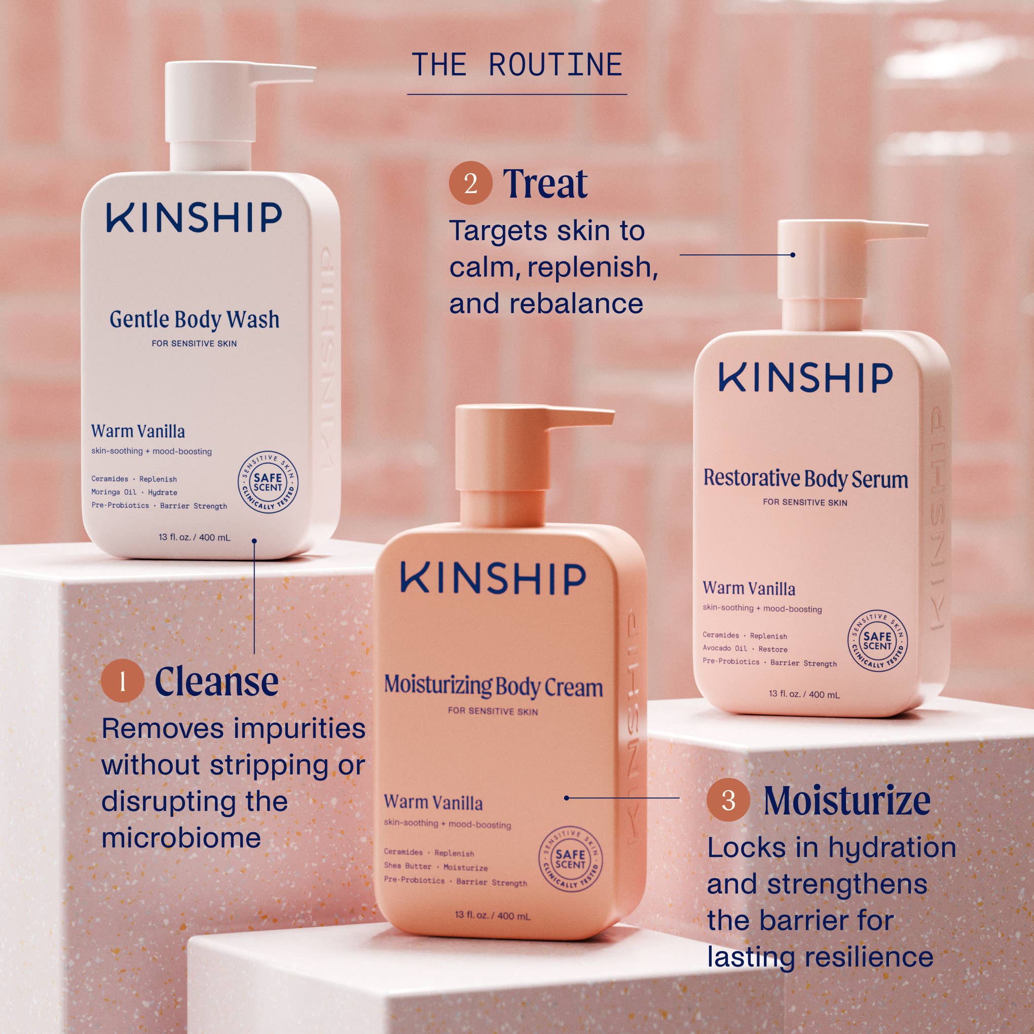 Kinship | Gentle Hydrating Body Wash - Warm Vanilla
