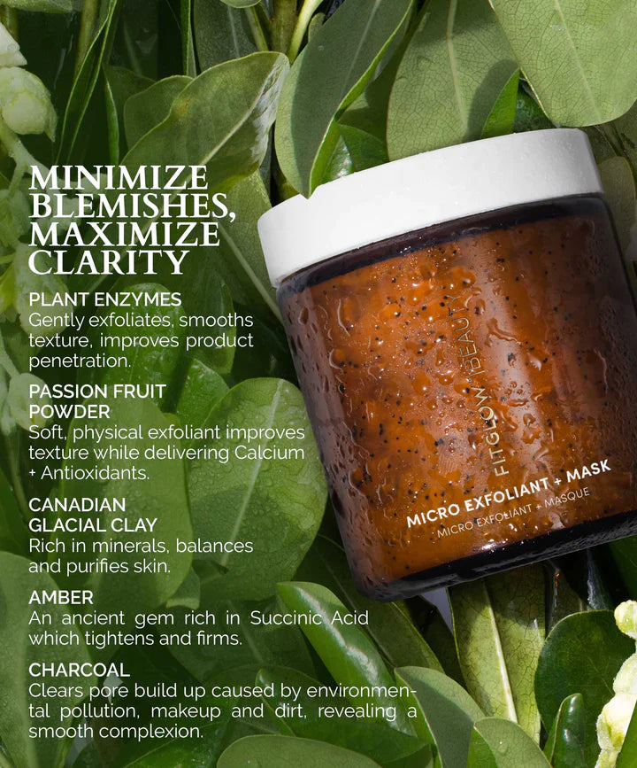 Fitglow Beauty | Micro Exfoliant + Mask